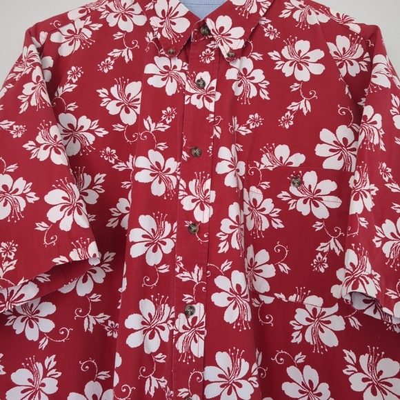 Vintage Bugle Boy Shirt Mens 2XL Button Down Hawaiian Surfer Beach Casual - Picture 2 of 8